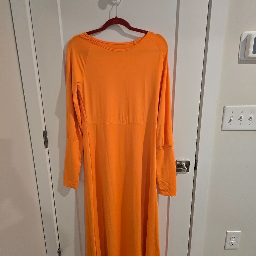 Orange body con Dress